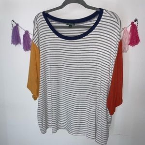 WILD FABLE 90s Inspired Color Block Tee